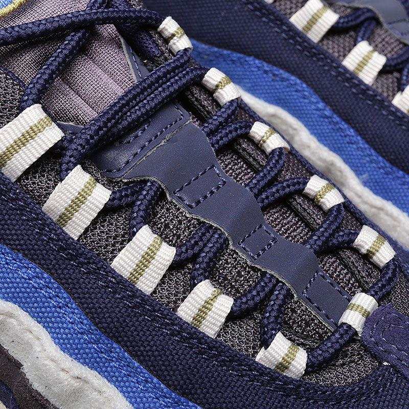 мужские синие кроссовки Nike Air Max 95 PRM 538416-404 - цена, описание, фото 3